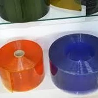 Tirai Plastik Pvc Strip Orange Ukuran 2mm X 20cm